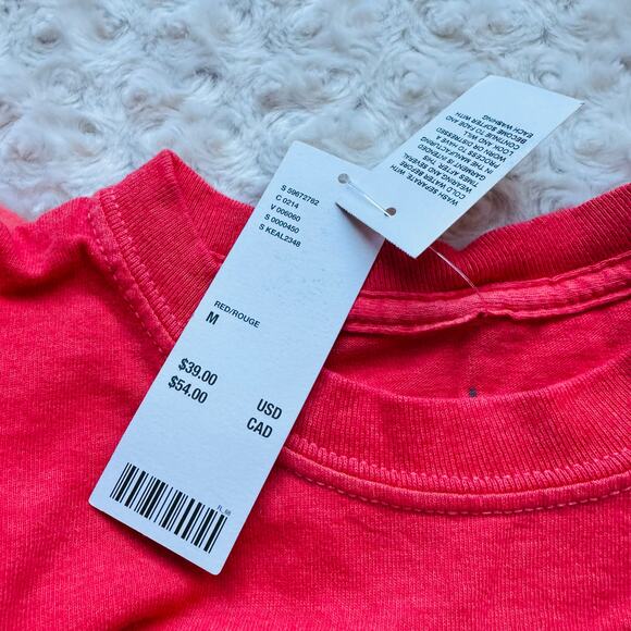 Urban Outfitters Unisex Keith Haring Red Running Heart Long Sleeve T Shirt M NEW - Picture 5 of 7